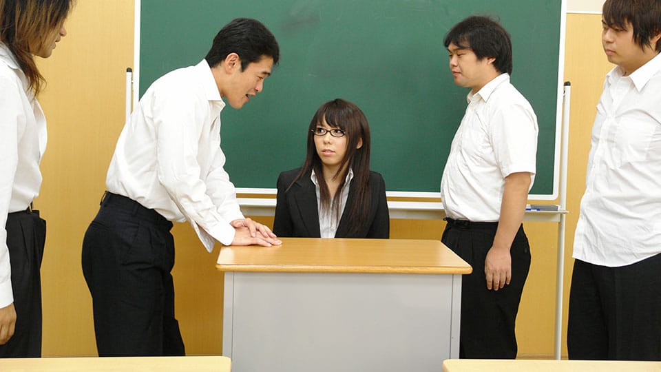 Hot Teacher Maho Sawai Gets Rammed At School