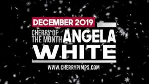 Angela white finger her shaved pussy