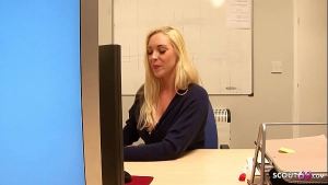 HOT TEEN SECRETARY VICTORIA SEDUCE CO-WORKER TO FUCK IN OFFICE