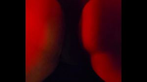 Tattoo hotwife giving husband a lapdance