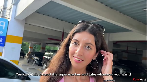 I’ll buy you anything you want if you walk around the supermarket with cum on your face – Cumwalk