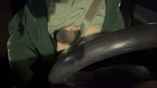 Italian Big tits Milf Artemisia Love Hot solo Sexy Car ride showing her big hot tits and big hard nipples