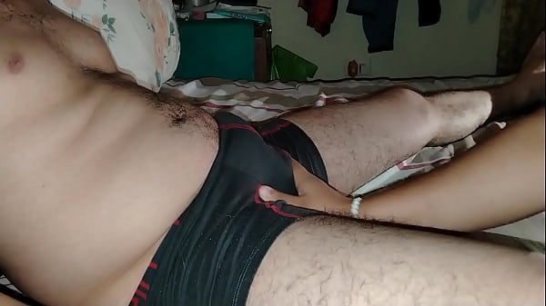 Perverted stepmother milks her own stepson until she gets milk from him.