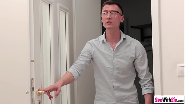 Tiny Czech teen stepsis fucks her big cock stepbro on a vacation