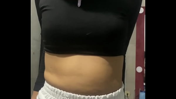 18 year old stepsister with perfect tits playing with my cock