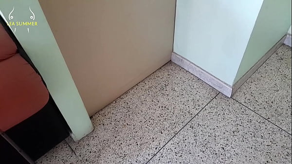 Hot stepmom gets very dirty and touches her wet pussy and squirts on her stepson’s bed