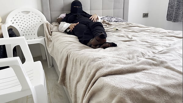 Sexy stepmom called her stepson to her place after a shower and let him fuck her in the pussy