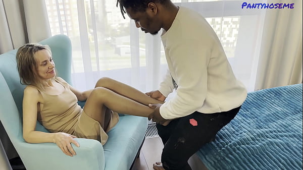Mature Married Woman Lets Me Film Her First Time With A Black Man In Her Favorite Pantyhose