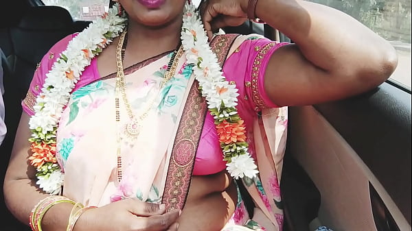 Desi hot aunty car sex romantic dirty talks. Telugu adio.