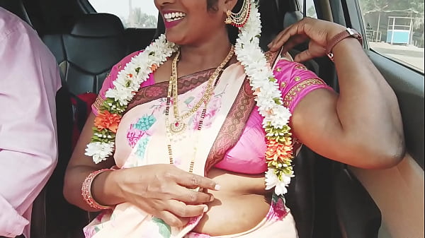 Indian sexy saree bhabi car romance Telugu dirty talks.