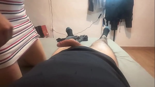 hermosa jovencita viene a mi casa por dinero y me paga de esta manera, follamos toda la noche