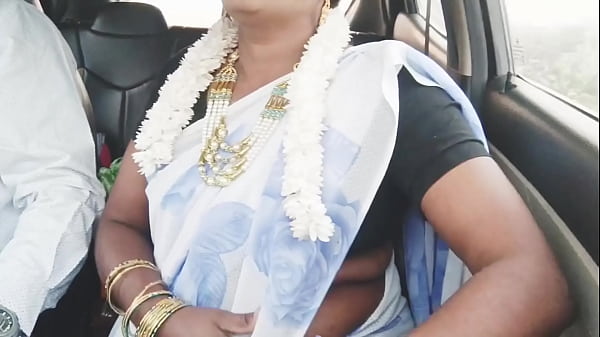 Indian bhabi car romance Telugu dirty talks.