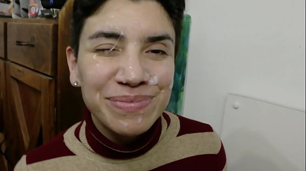 Old school facial! POV handheld camera