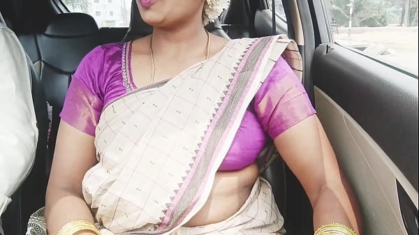 Indian aunty and son in law car long drive for sex. Telugu dirty talks.