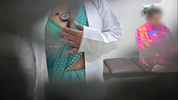 Doctor is giving blowjob to patient while nurse sitting besides?