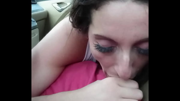 Coworker sucks dick for a ride home dumb slut cheating whore deepthroat road head cheap prostitute