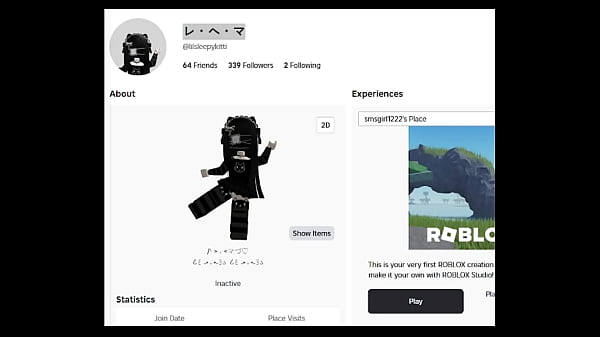 Roblox: rich emo girl fucks a bbc