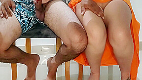 My Stepsisters Slut Got Too Hot At Dinner With Our Stepdads – We Got Caught But She Kept Riding – Real – Case