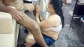 Hot Indian Stepmom Sucking Stepsons Bestfriend Dick