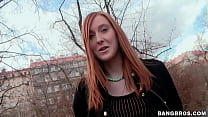 European Redhead Swallows Cum After Hardcore Sex!