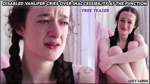 Disabled Vanlifer Cries Over Inaccessibility at the Function