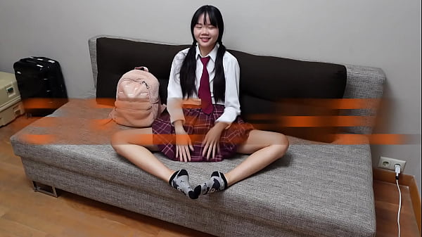 Stepdad prepares his Asian stepdaughter’s holes with sex toys