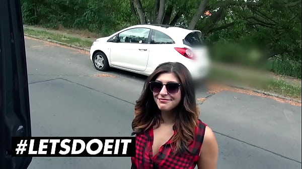 LETSDOEIT – (Kookie Ryan, July Johnson) – Busty Slut Gets Stretched By A Huge BBC In The Car