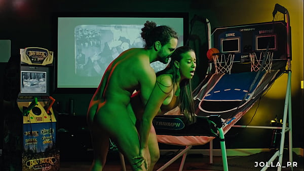 Beautiful Latina MILF Jolla gets fucked while shooting hoops at her friend’s game room