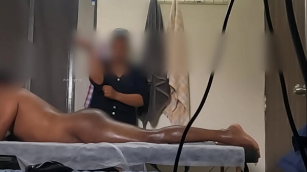 Thailand girl Hathai massaging customer Part 2