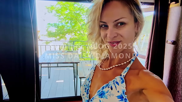 Visiting a castle in beatiful sea promenade town holiday VLOG