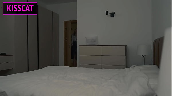 How Step Mom’s Double Creampie Lust Explodes Over Step Son’s Porn in Bed?