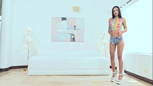 2 monster cocks in the ass at the same time. Intense DAP. anal   piss. latina. slim.