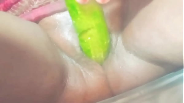 Indian desibhabhi Fucked by cucumber Part 2