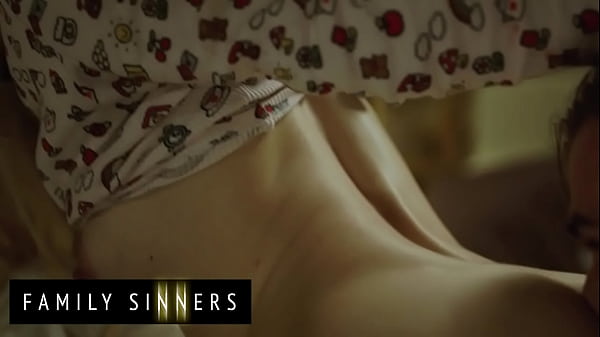 FAMILY SINNERS – Hot Blondie Is Sad After Her Boyfriend Leaves Her & Decides To Get Over Him By Fucking Her Stepbro