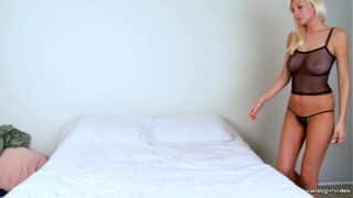 Autumn Westin – Bedtime Black Lingerie 4K