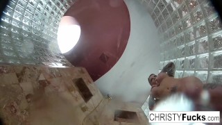 Shower BTS Fun With Christy Mack