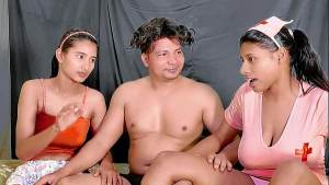 Uttaran20 – desi romantic Real hard fuck adventure for sexy brunette ffm