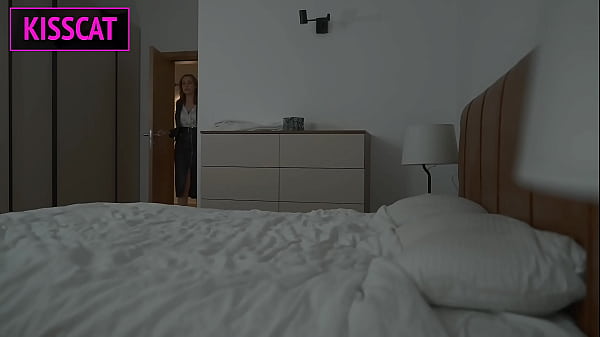 Why Step Mom Catches Step Son Watching Stepmom Porn in Share Bed — Will He Help Her Cum?