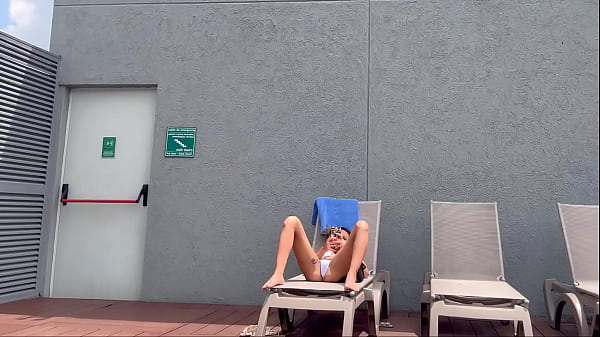 I recorded my famous influencer roommate sunbathing in brasilin thong here in medelin