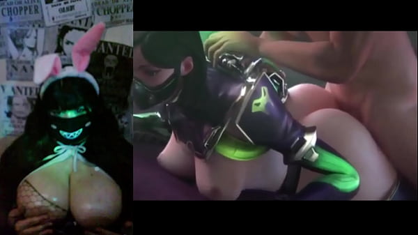 Otaku Girl with big tits watching a Hentai video Rule 34 Valorant Compilation