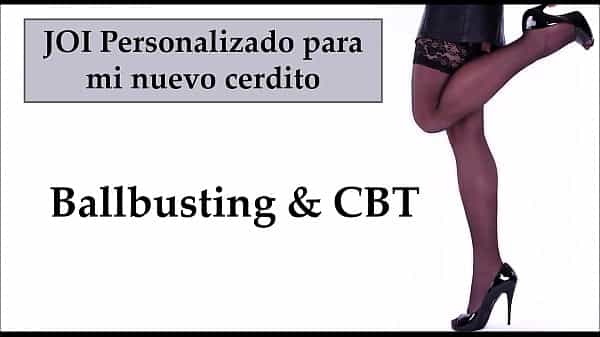 JOI personalizado para mi nuevo cerdito. Ballbusting & CBT.