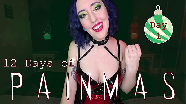 DAY 1 – 12 DAYS OF PAINMAS – Preview – Christmas CBT & Pain Play Slave Tasks by Miss Faith Rae with BDSM Instructions & Femdom POV – HD 1080p MP4