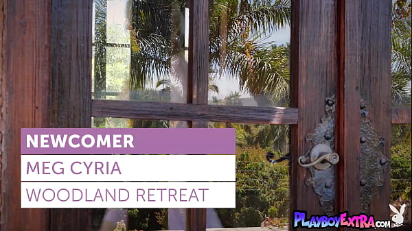 Smiling all natural teen blondie Meg Cyria taking off her fancy lingerie