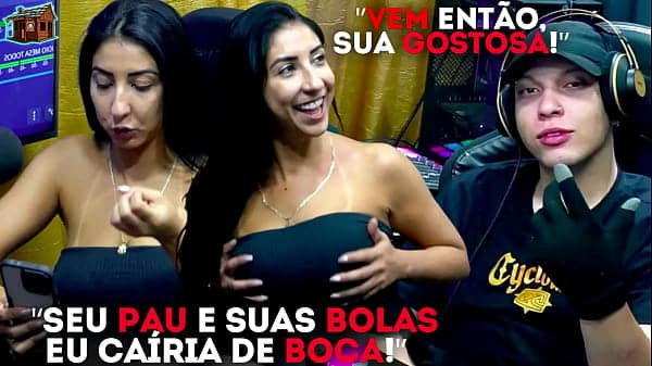 A Gostosa da Renatinha Mello deu em cima do apresentador, será que rola uma gravação pornô com os dois? – Podcast Pápum no Barraco!