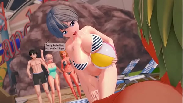 Hana uzaki se pone cachonda en la playa delirium bear