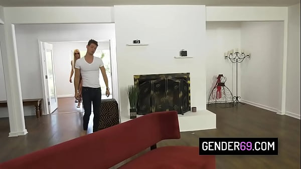 Big tits tranny Natalee Skye gets bareback anal fucked by her lover