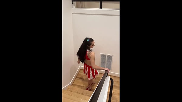 Cheerleader Fay domed in messy taboo anal, throat and face fuck fest