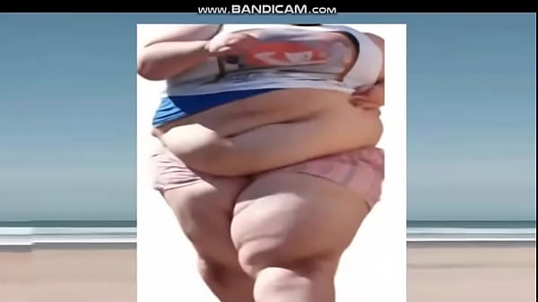 Cutie Pie ULTRA-FATTY SSBBW fell down on the beach while trying to get fit (Solo, AI-Generated, Sun1)