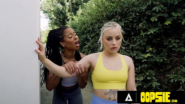 OOPSIE – Hot Kira Noir’s Bestie Gets Aroused While Seeing Hot Woman Walking Her Husband With A Leash