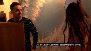 Nasty rude slut Lady zee by dominated Florane russell and gangbanged by mans with piss pee (wet)